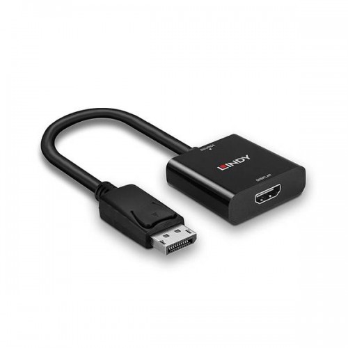 Καλώδιο DisplayPort αρσενικό -> HDMI αρσενικό high speed 4K60 active 10cm 41068 Lindy Καλώδιο DisplayPort αρσενικό -> HDMI αρσενικό high speed 4K60 active 10cm 41068 Lindy