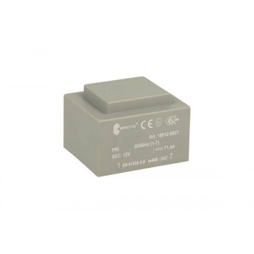Μετασχηματιστής PCB 230V -> 1 x 12V 6VA Breve