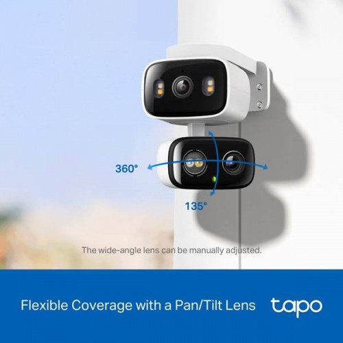Κάμερα IP 2K Dual Lens Pan/Tilt Wi-Fi IP65 Tapo C246D TP-LINK