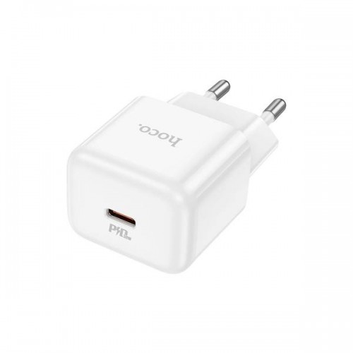 Τροφοδοτικό 230V in -> 1 x USB C out 5V 5A 30W PD λευκό N32 Glory Hoco