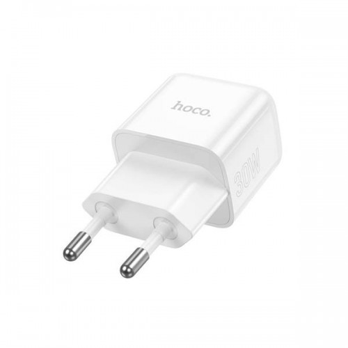 Τροφοδοτικό 230V in -> 1 x USB C out 5V 5A 30W PD λευκό N32 Glory Hoco Τροφοδοτικό 230V in -> 1 x USB C out 5V 5A 30W PD λευκό N32 Glory Hoco
