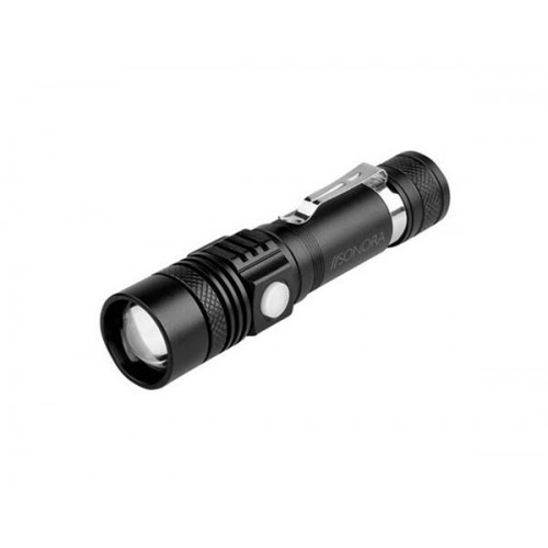 Φακός Led επαναφορτιζόμενος 600Lumen μαύρος Lucius II Sonora Φακός Led επαναφορτιζόμενος 600Lumen μαύρος Lucius II Sonora