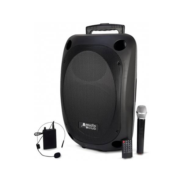 Ηχείο ενεργό επαγγελματικό φορητό 12" 350W RMS με μπαταρία και 2 μικρόφωνα MOOV12-PRO Audio Club Ηχείο ενεργό επαγγελματικό φορητό 12" 350W RMS με μπαταρία και 2 μικρόφωνα MOOV12-PRO Audio Club