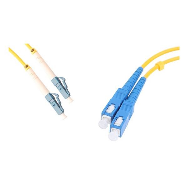 Καλώδιο patch οπτικής ίνας εσωτερικού χώρου LC/UPC–SC/UPC 20m μονότροπη G.652D Duplex Fibertechnic Καλώδιο patch οπτικής ίνας εσωτερικού χώρου LC/UPC–SC/UPC 20m μονότροπη G.652D Duplex Fibertechnic