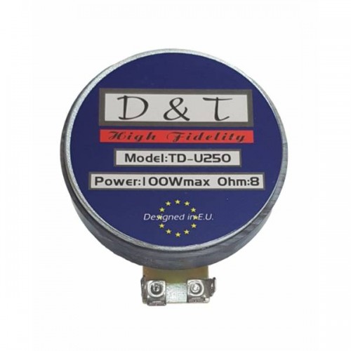 Tweeter driver βιδωτό 8Ω 100W TD-U250 D&T