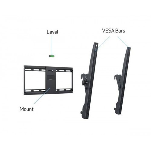 Βάση LCD-LED TV 32"-65" M Universal Tilt Medium μαύρη 7350022734012 Multibrackets