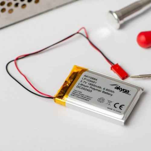 Μπαταρία 3.7V 150mAh Li-Polymer με προστασία και plug JST SYP-02T-1 AKY0153 Akyga Μπαταρία 3.7V 150mAh Li-Polymer με προστασία και plug JST SYP-02T-1 AKY0153 Akyga