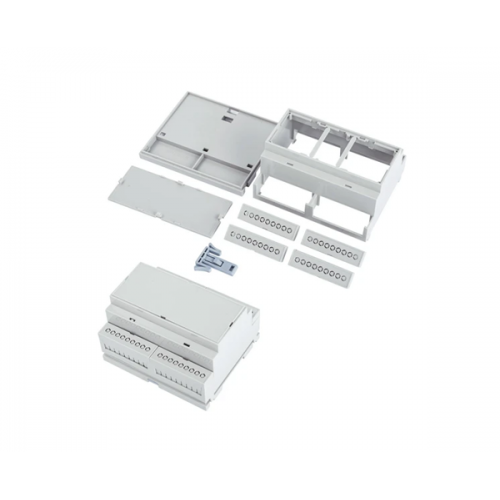 Κουτί πλαστικό ABS 106.3x90.2x57.8mm γκρι ράγας D6MG Gainta