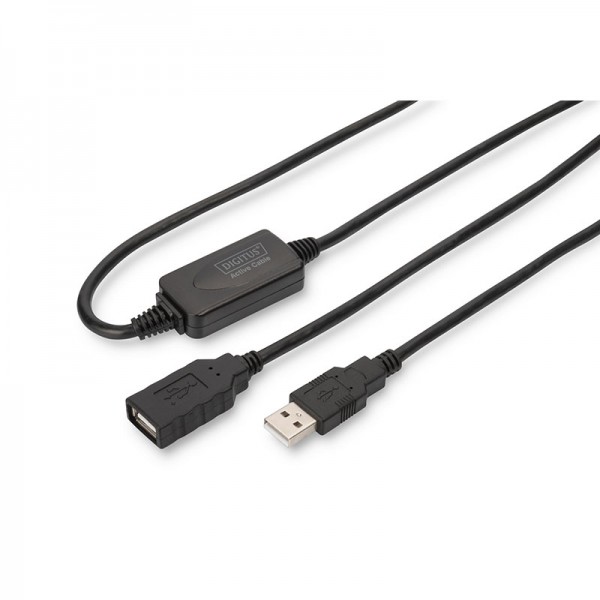 Καλώδιο USB 2.0 A αρσενικό -> A θηλυκό 20m προέκταση DA-73102 DIGITUS Καλώδιο USB 2.0 A αρσενικό -> A θηλυκό 20m προέκταση DA-73102 DIGITUS