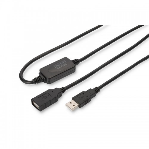 Καλώδιο USB 2.0 A αρσενικό -> A θηλυκό 15m προέκταση DA-73101 DIGITUS