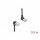 Καλώδιο patch cord S/FTP CAT6A 0.5m LSZH μαύρο γωνιακό πάνω/κάτω Slim 80292 Delock