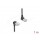 Καλώδιο patch cord S/FTP CAT6A 1m LSZH μαύρο γωνιακό πάνω/κάτω Slim 80293 Delock
