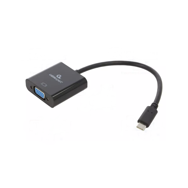 Αντάπτορας εικόνας USB 3.1 Type-C αρσενικό -> VGA D-Sub 15pin θηλυκό A-CM-VGAF-01 Cablexpert Gembird Αντάπτορας εικόνας USB 3.1 Type-C αρσενικό -> VGA D-Sub 15pin θηλυκό A-CM-VGAF-01 Cablexpert Gembird