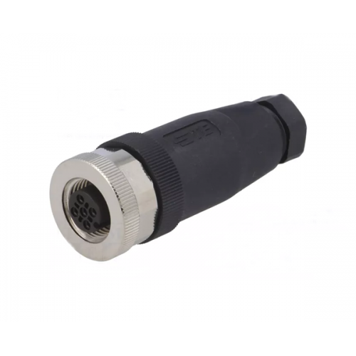 Κονέκτορας M12 θηλυκός 4-pin ευθύς 4A 250V IP67 T4110001041-000 TE Connectivity