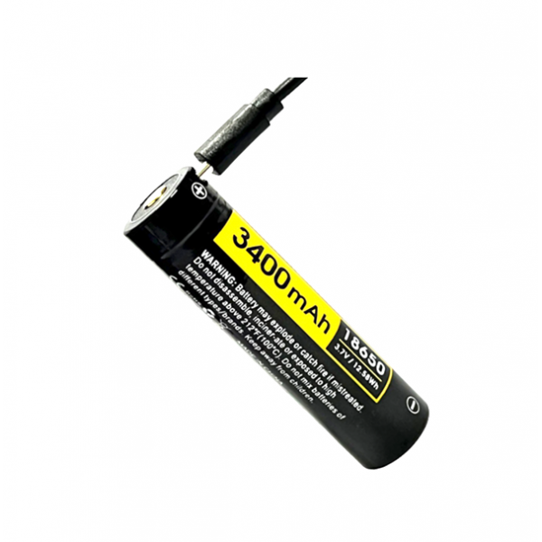 Μπαταρία Λιθίου 3.7V 18650 3400mAh Li-Ion με προστασία & Type-C RC34 Speras Μπαταρία Λιθίου 3.7V 18650 3400mAh Li-Ion με προστασία & Type-C RC34 Speras