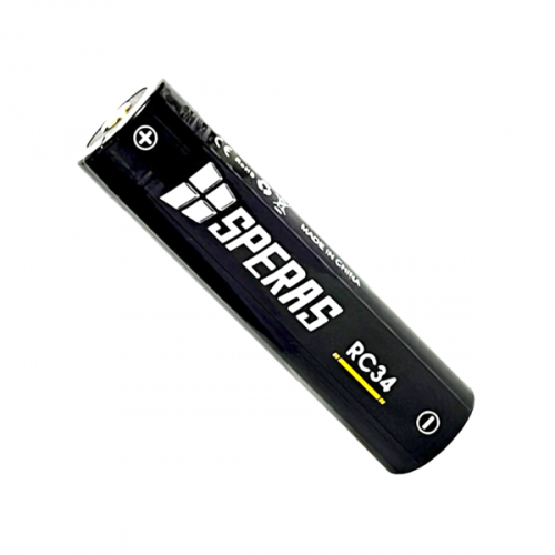 Μπαταρία Λιθίου 3.7V 18650 3400mAh Li-Ion με προστασία & Type-C RC34 Speras Μπαταρία Λιθίου 3.7V 18650 3400mAh Li-Ion με προστασία & Type-C RC34 Speras