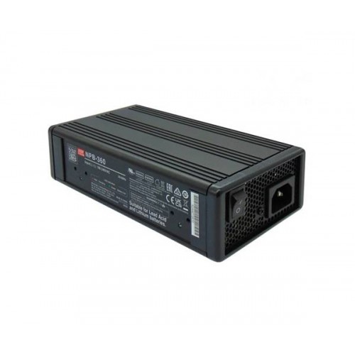 Φορτιστής μπαταριών μολύβδου / λιθίου 24V 12A 360W PFC NPB-360-24TB Mean Well