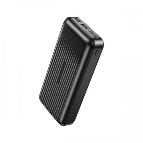 Power bank 20000mAh 10W με 2 θύρες USB-A και LED οθόνη μαύρο PB302 XO