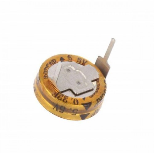 Πυκνωτής μπαταρία back up EDLC 5.5V DC 0.22nF ±20% THT BCE005R5H224FS BIGCAP